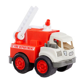 Camion Little Tikes Dirt DiggersMC fonctionnant r&eacute;ellement&nbsp;- camion d'incendie