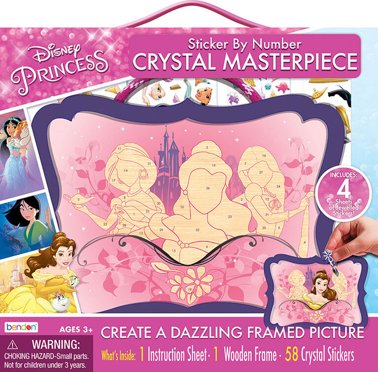 Disney Princess Sticker by Number Crystal Masterpiece