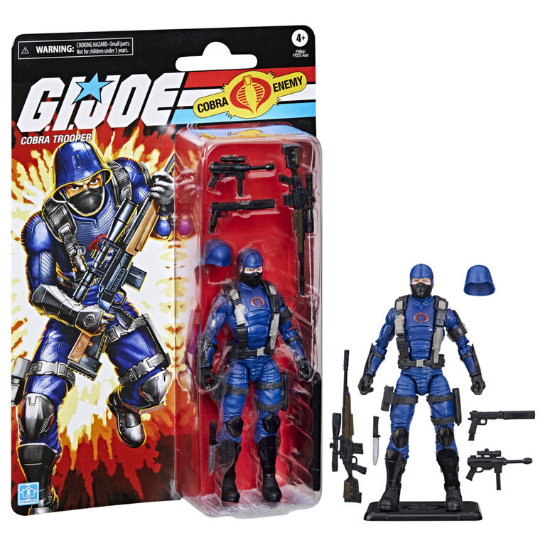 G.I. Joe Classified Series Retro Cardback, Cobra Trooper Action Figure