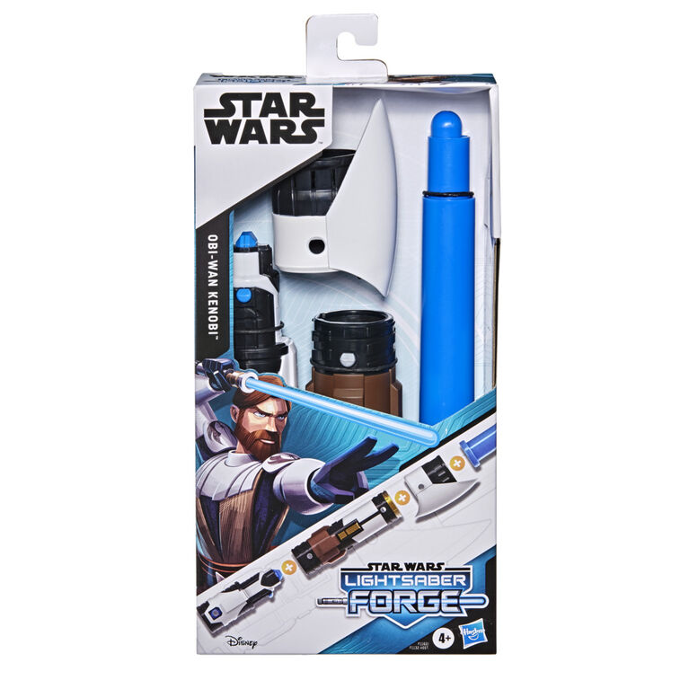 Star Wars Lightsaber Forge, Sabre laser d'Obi-Wan Kenobi à lame bleue extensible