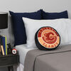 Coussin de rondelle des Flames de Calgary de la LNH (14 x 14 po)