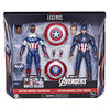 Marvel Legends Series Captain America 2-Pack Steve Rogers and Sam Wilson MCU Figures