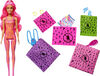 Barbie - Color Reveal - Poupée, 7 surprises, Série Tie-Dye Fluo