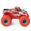 Monster Jam, Monster truck authentique Zombie en métal moulé à l'échelle 1:64, série Nitro Neon