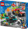 LEGO City Fire Rescue and Police Chase 60319 Building Kit (295 Pieces)