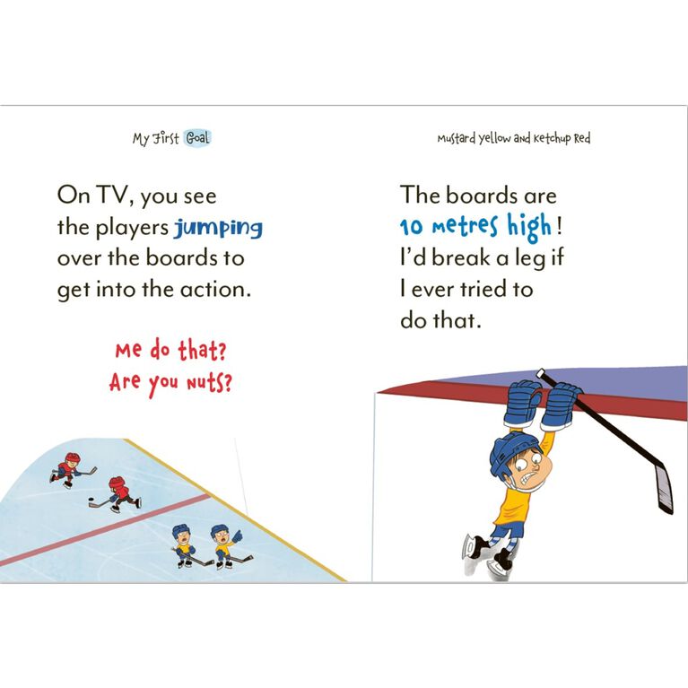 Fou du hockey tome 1: Mon premier but - Édition anglaise