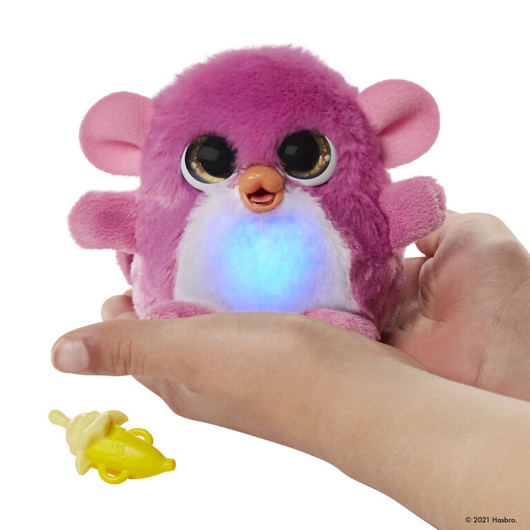 furReal Fuzzalots Monkey Color-Change Interactive Feeding Toy