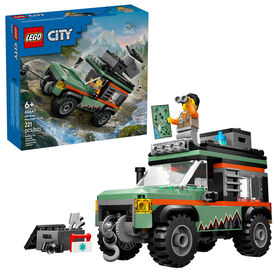 LEGO City Off-Road 4x4 Mountain Truck Building Toy - Fun Gift Idea for Birthdays and Holidays - 60447