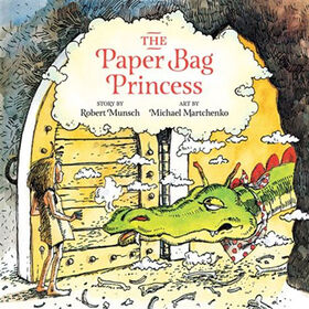 Livre plastifié The Paper Bag Princess - Édition anglaise