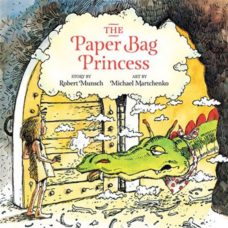 Livre plastifié The Paper Bag Princess - Édition anglaise