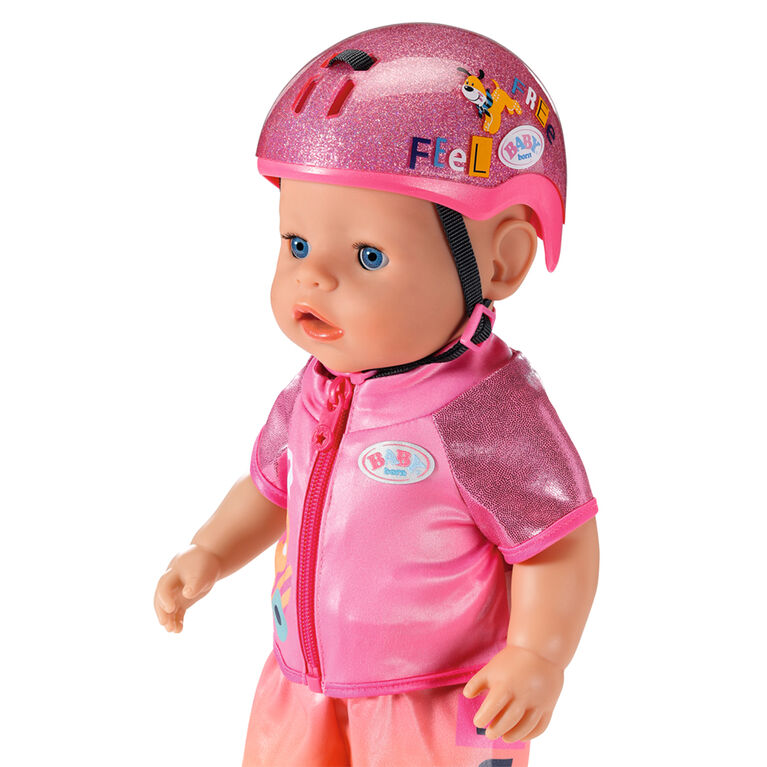 Casque de vélo BABY born pour poupée de 43 cm