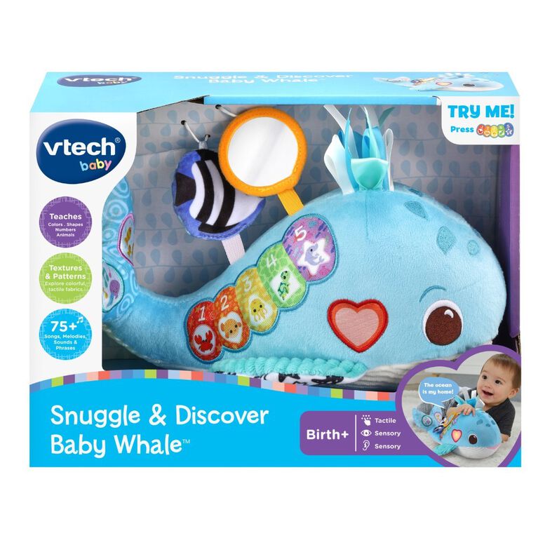 VTech Snuggle and Discover Baby Whale - English Edition