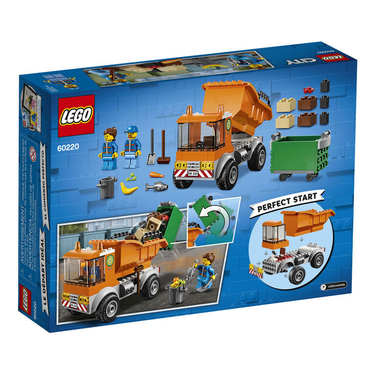 Le camion à ordures LEGO City 60220 (90 pièces)