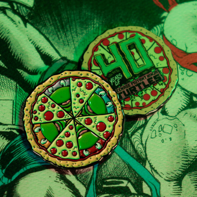 Pi&egrave;ce de collection &Eacute;dition Limit&eacute;e des Tortues Ninja Ados Mutantes - 40e Anniversaire