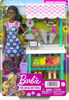 Barbie Farmers Market, Doll (Brunette), Stand, Register and More, 3 and Up