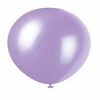 8 Ballons Nacres 12 Po - Lavande