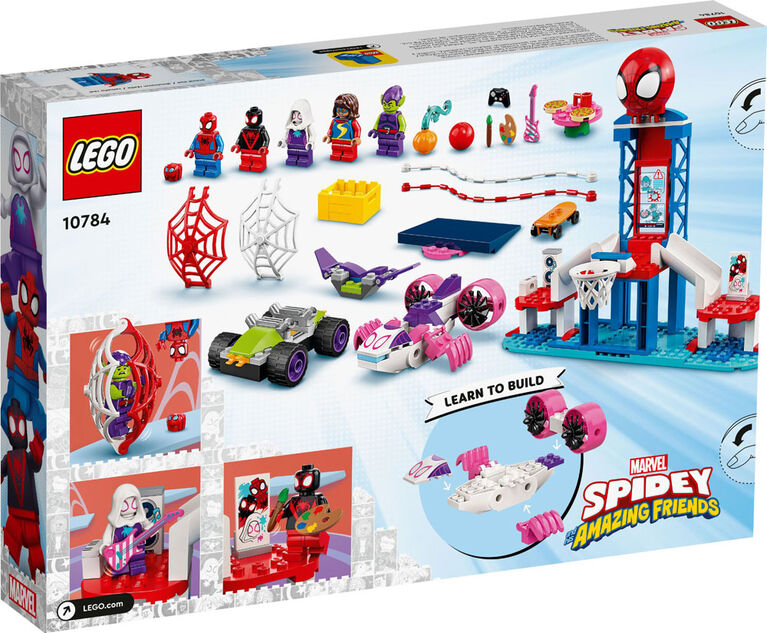 LEGO Marvel Spider-Man et ses amis extraordinaires Le repaire en toile de Spider-Man 10784 (155 pièces)