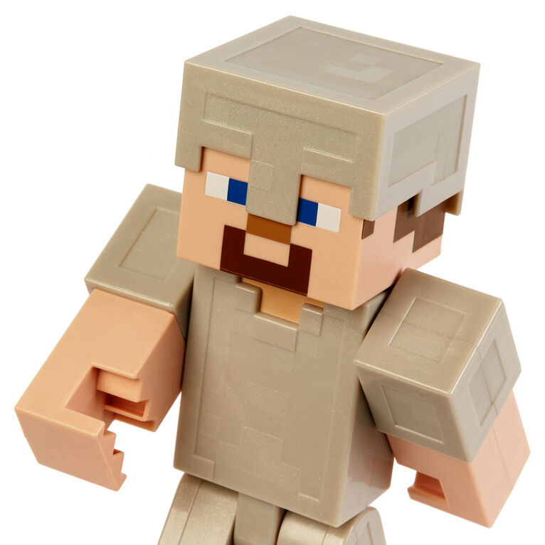 Minecraft - Steve In Iron Armor 12-inch Action Figure | Toys R Us Canada
