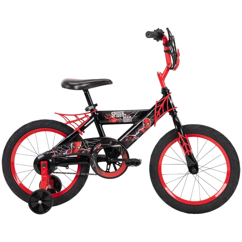 huffy 16 inch spiderman bike