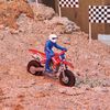Supercross, Moto authentique de Ken Roczen en métal moulé à l'échelle 1:24 avec figurine motocycliste, pour les enfants et les collectionneurs