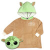 Disney/Lucas Star Wars Le Mandalorien unisexe pyjama à capuchon convertible en oreiller