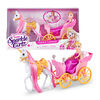 Sparkle Girlz Unicorn and Princess Doll with Carriage Set by ZURU