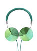 Art + Sound Iridescent Headphones with Mic, Teal