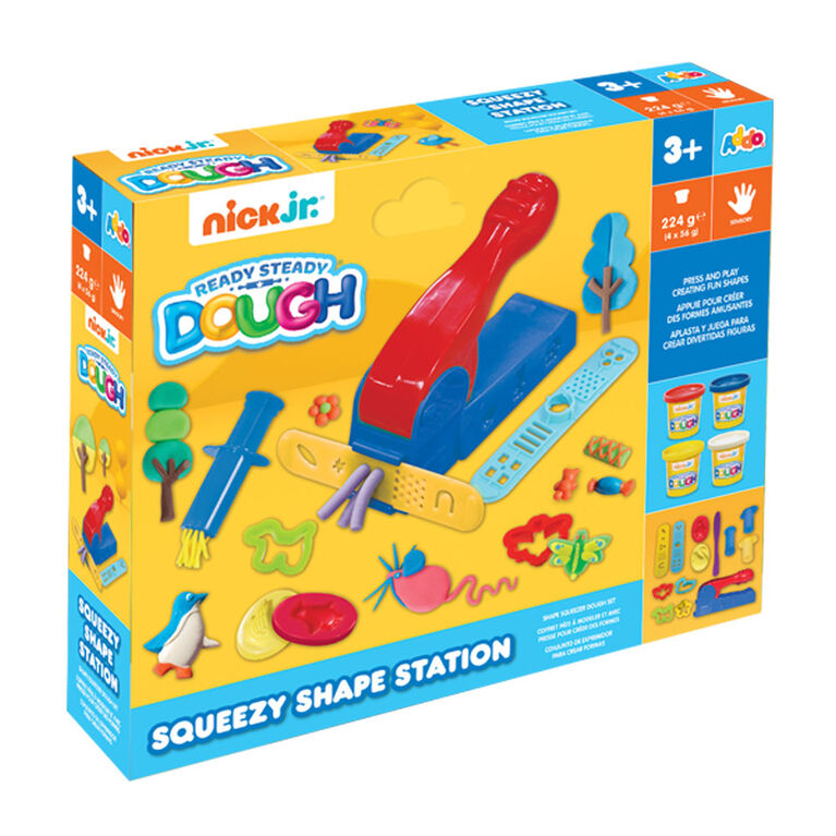 Nick Jr Ready Steady Dough - Coffret de pâte à modeler Squeezy Shape Station - Notre exclusivité