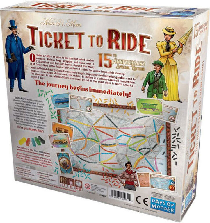 Ticket to Ride - English Edition - styles may vary