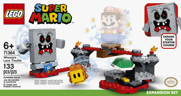 LEGO Super Mario Whomp's Lava Trouble Expansion Set 71364 - English Edition