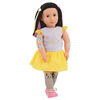 Our Generation, Aisha "Ready To Glow", 18-inch Deco Doll with Glow-in-the-Dark Tattoos