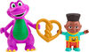 Fisher-Price Barney's World Barney's Friend David & Barney Figure Set