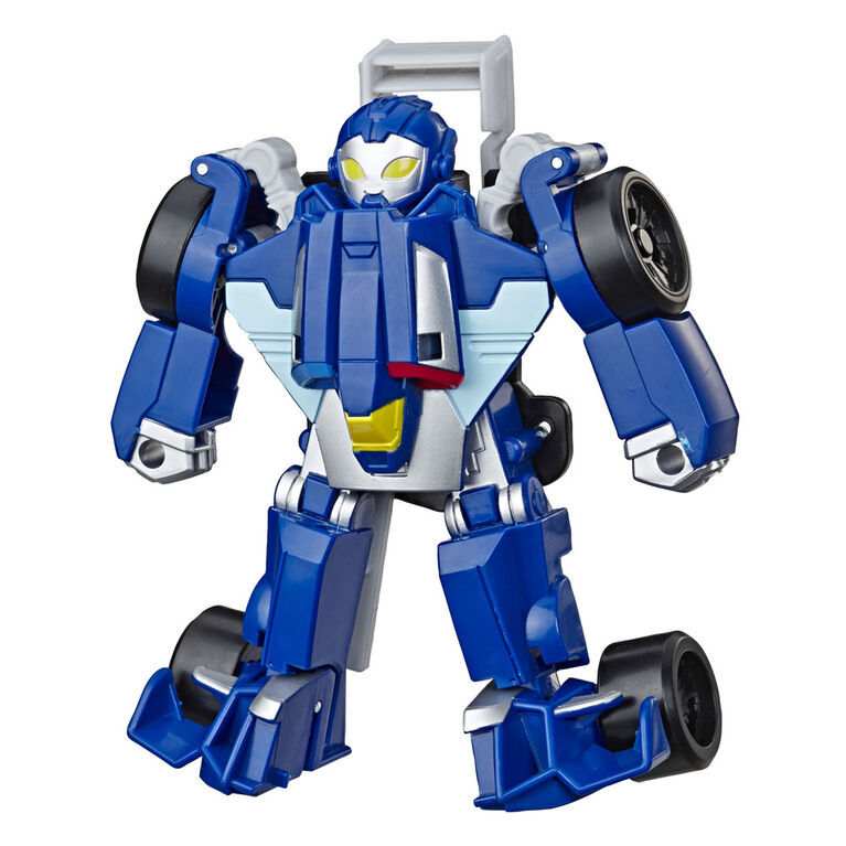 Jouet convertible Playskool Heroes Transformers Rescue Bots Academy - Figurine de 11 cm articulée de Whirl le robot aérien, jouets pour enfants de 3 ans et plus