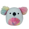 Squishmallows 7.5" Little Plush - Blue Koala With Rainbow Tie Dye Ears and Belly - English Edition