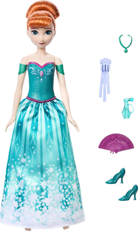 Disney La Reine des Neiges SPIN & Reveal Poupée mode Anna