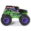 Monster Jam, Official Grave Digger 1:64 Scale Monster Truck and 5-inch Grim Creatures Action Figure (Metallic Purple)