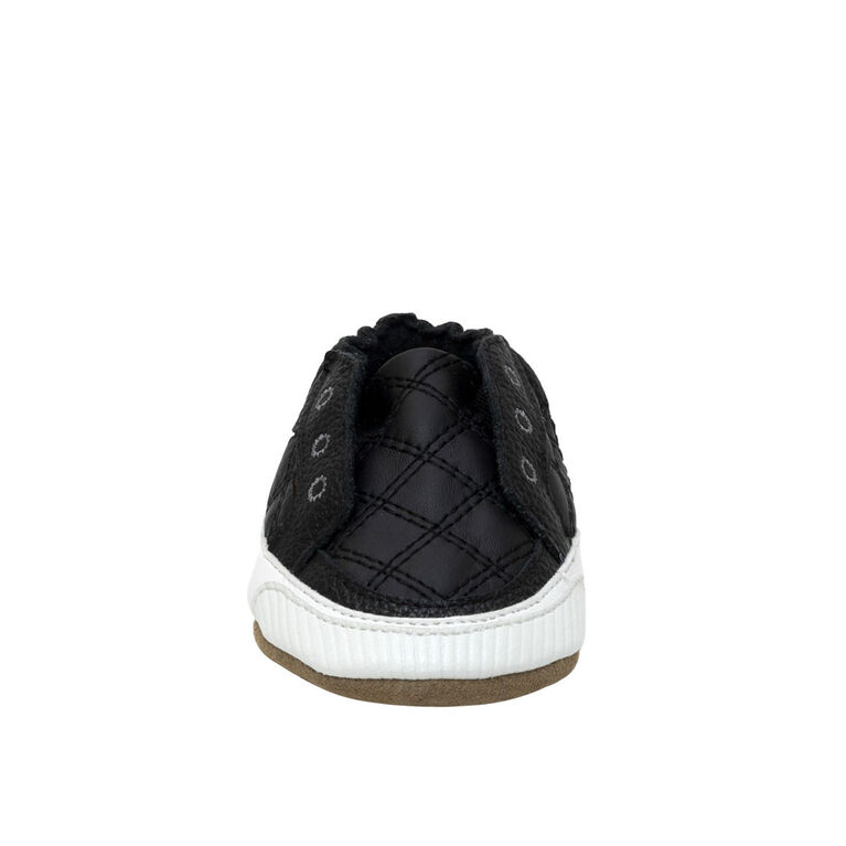 Robeez - Soft Soles - Stylish Steve - Black Leather