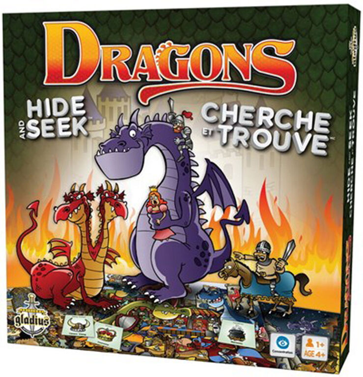 Dragons Hide & Seek - French Edition