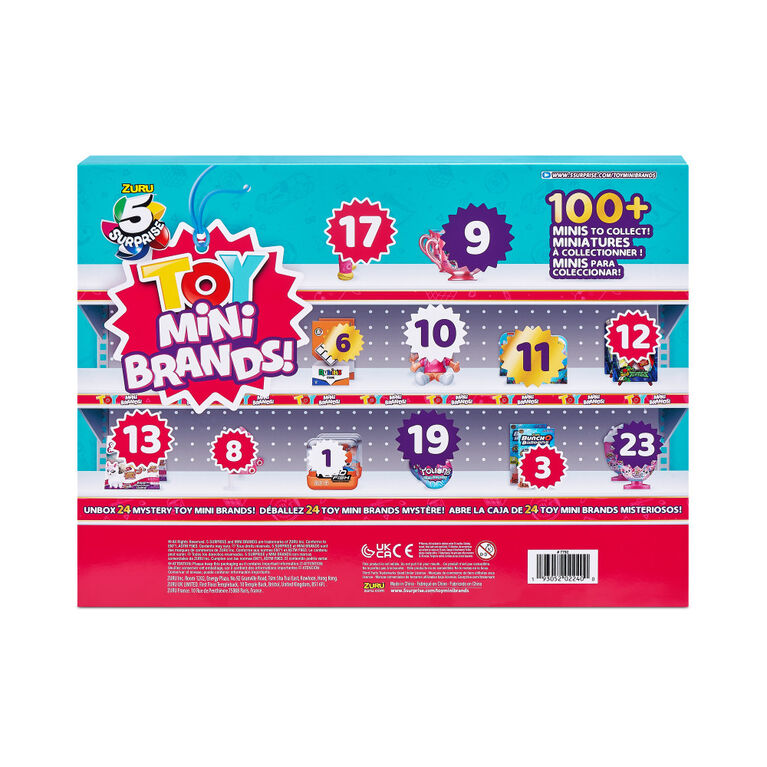 5 Surprise Toy Mini Brands Limited Edition Advent Calendar with 6