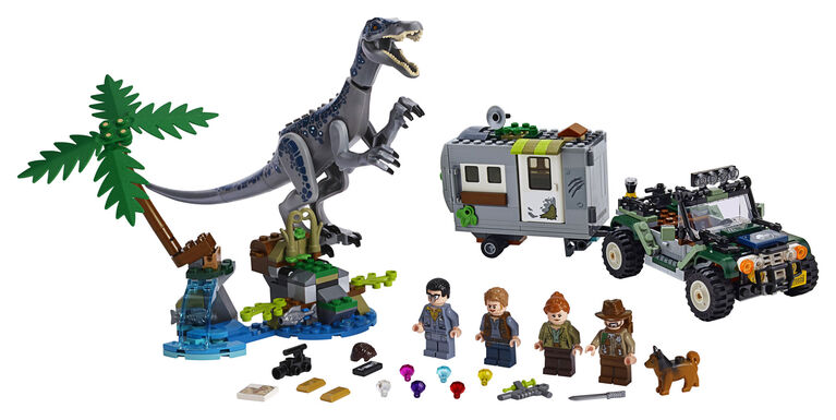LEGO Jurassic World L'affrontement du baryonyx : la chasse a 75935