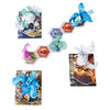 Bakugan Evolutions, Dragonoid and Sluggler Battle Strike Pack, Includes 6 Bakugan Action Figures, 9 Trading Cards and 8 BakuCores