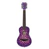 Guitare acoustique sur mesure Discovery de First Act - Guépard violet.