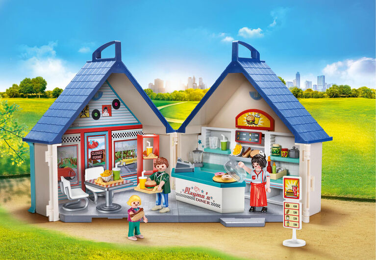 Playmobil - Restaurant Transportable - les motifs peuvent varier