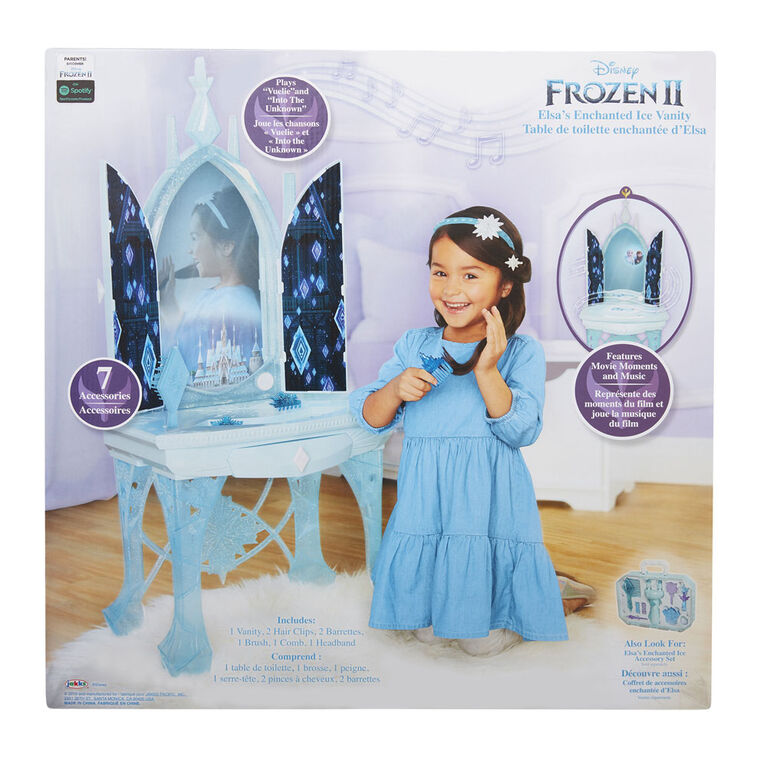 Frozen Ii Elsa S Enchanted Ice Vanity, Disney Frozen 2 Elsa S Enchanted Ice Vanity Playset