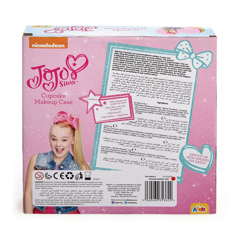 JoJo Siwa Cupcake Makeup Case - English Edition | Toys R Us Canada