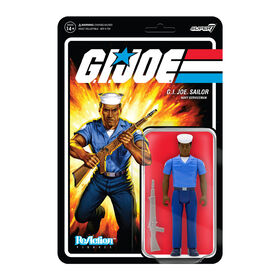 GI Joe ReAction Figures Wave 2 - Blueshirt Rasé de près (Marron)