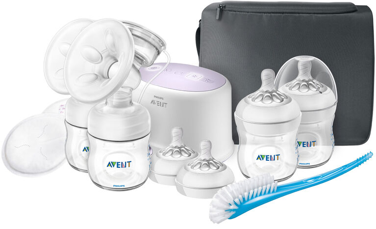 Philips Avent Double Electric Breast Pump with Breastfeeding Accessories