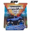 Monster Jam, Official Blue Thunder Monster Truck, Die-Cast Vehicle, Ride Trucks Series, 1:64 Scale