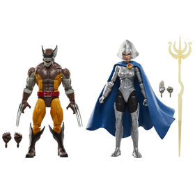 Marvel Legends Series Wolverine and Lilandra Neramani Action Figures