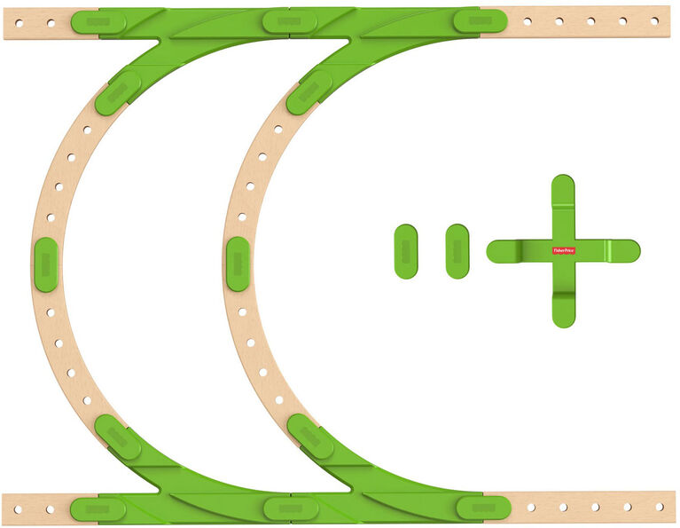 Système de création Constructeurs de merveilles - Coffret de sections de piste Faites votre chemin!